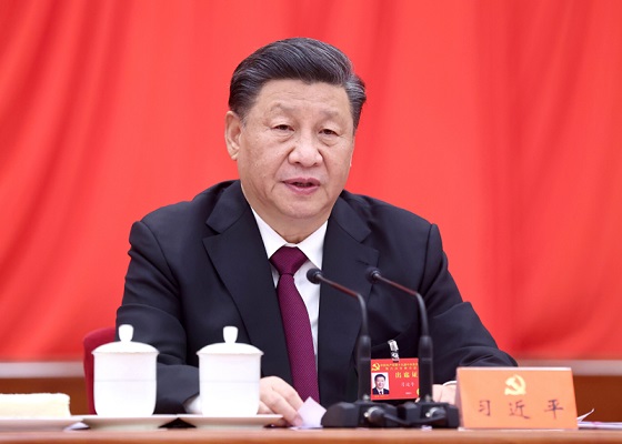 中國共產黨第十九屆中央委員會第六次全體會議在北京舉行習近平作重要講話